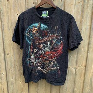 Vintage Single Stitch Rock Eagle 'Viking Knight' Graphic T Shirt Large